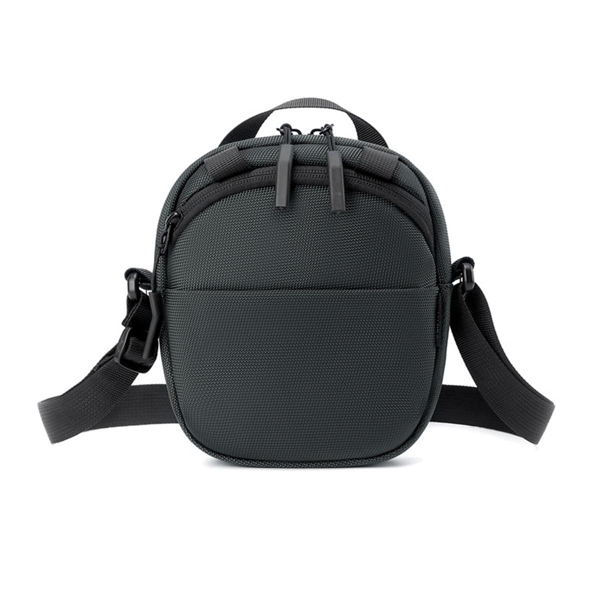 WEIXIER WD8372 Men Shoulder Bag Large Capacity Portable Nylon Waterproof Crossbody Bag(Grey) - Shopkiz.com