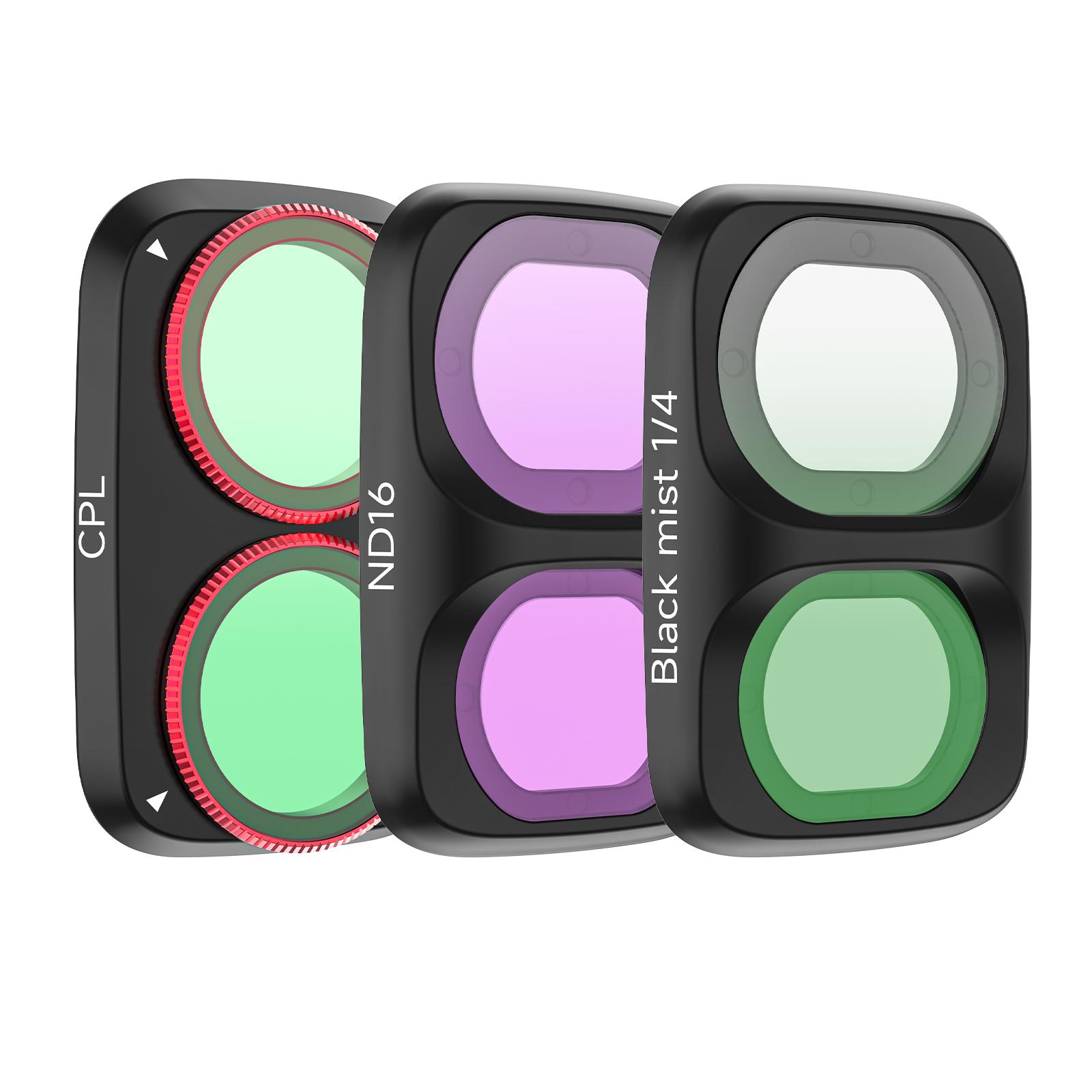 For DJI Osmo Pocket 4P Sunnylife Camera Lens Filter, Filter:3 in 1 Shadow Filter Set - Shopkiz.com