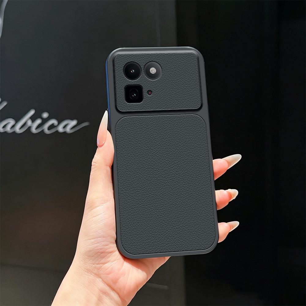 For vivo iQOO 15T 5G Lambskin Series Skin Feel Shockproof Phone Case(Black) - Shopkiz.com