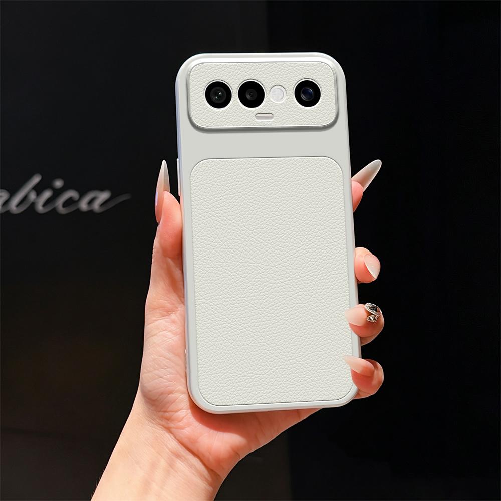 For vivo S50 Pro mini / X300 FE 5G Russia Lambskin Series Skin Feel Shockproof Phone Case(Silver) - Shopkiz.com