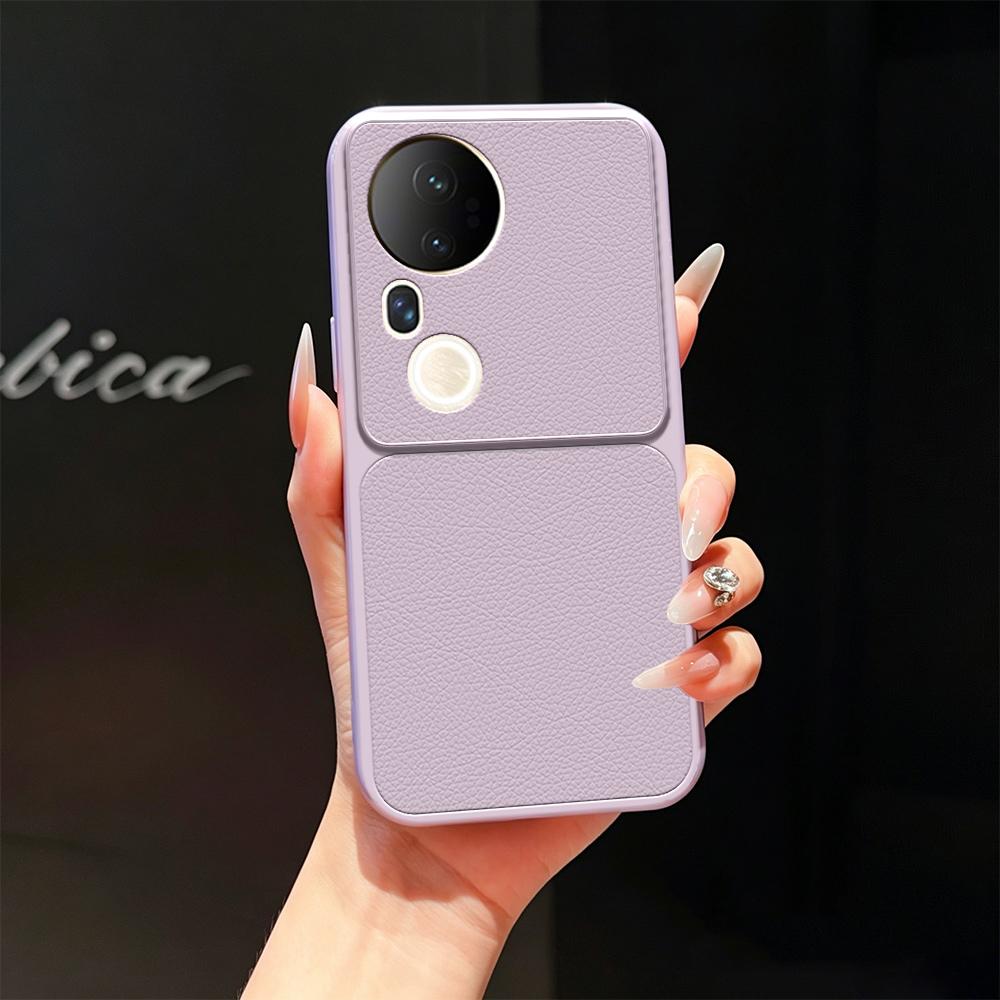 For vivo S20 Pro Lambskin Series Skin Feel Shockproof Phone Case(Purple) - Shopkiz.com