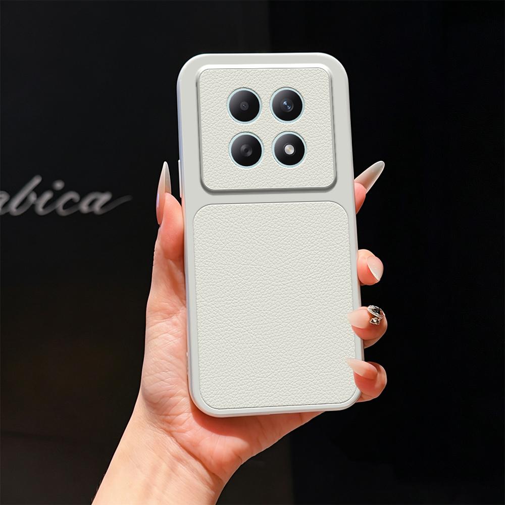 For Redmi Note 15 Global 164mm / Poco M8 5G Lambskin Series Skin Feel Shockproof Phone Case(Silver) - Shopkiz.com