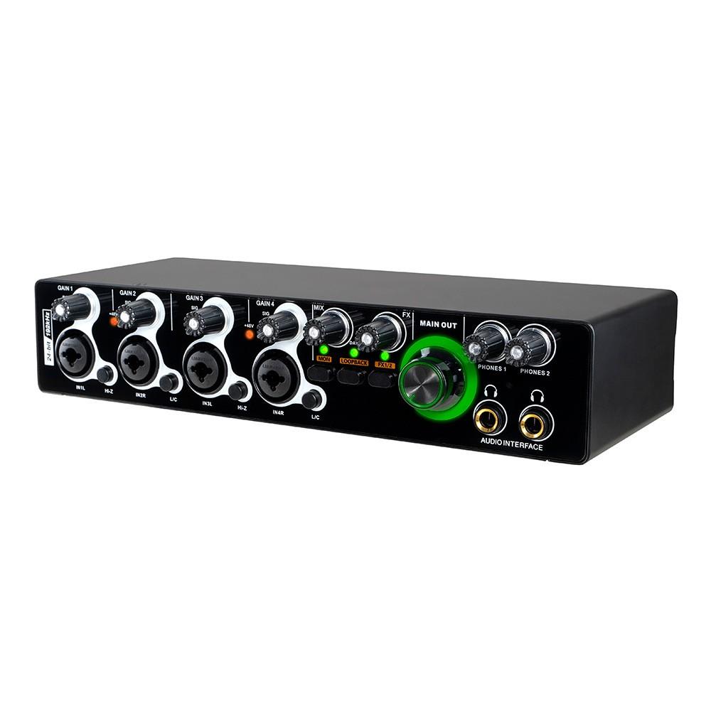XTUGA E-44 4 In-2 Out 24Bit 192kHz Professional USB Audio Interface Recording Sound Card(Black) - Shopkiz.com