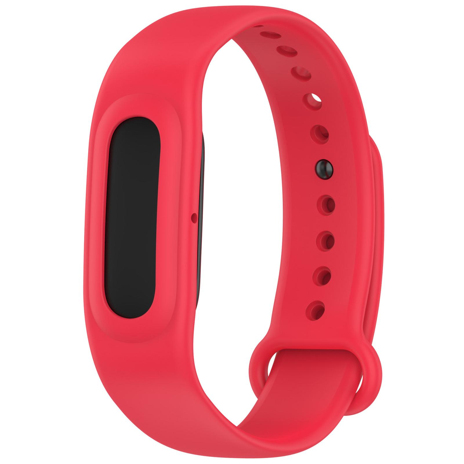 For Google Fitbit Air xDfind Integrated Color Blocked Silicone Watch Band(Berry) - Shopkiz.com