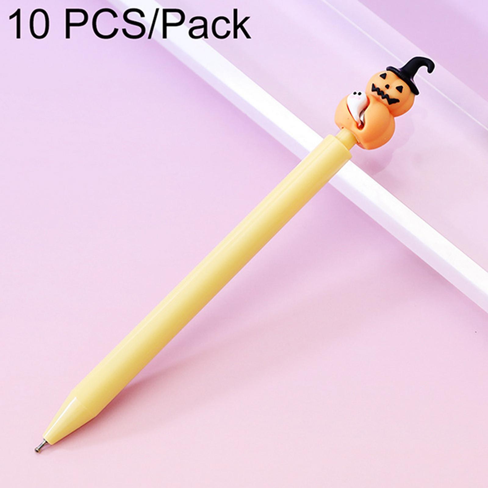 10 PCS/Pack Christmas Stress Relief Retractable Medium-oil Ballpoint Pen(Christmas Topper 4) - Shopkiz.com