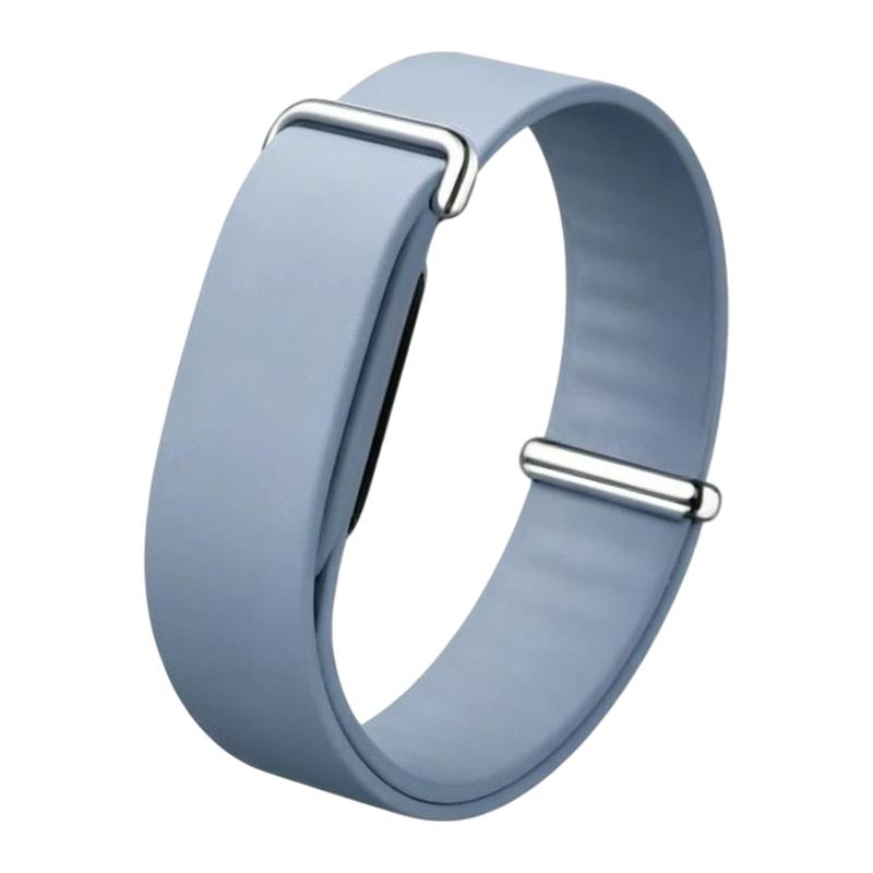 For Google Fitbit Air xDfind Solid Color Silicone Loop Watch Band(Sky Blue) - Shopkiz.com