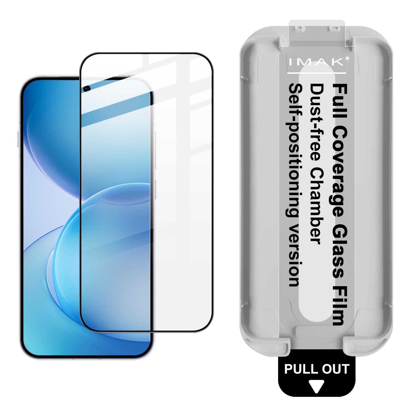 For OPPO Reno16 5G / Reno16 Pro 5G Global imak Dust-free Chamber Locator Full Coverage Tempered Glass Film, Support Fingerprint Unlocking -