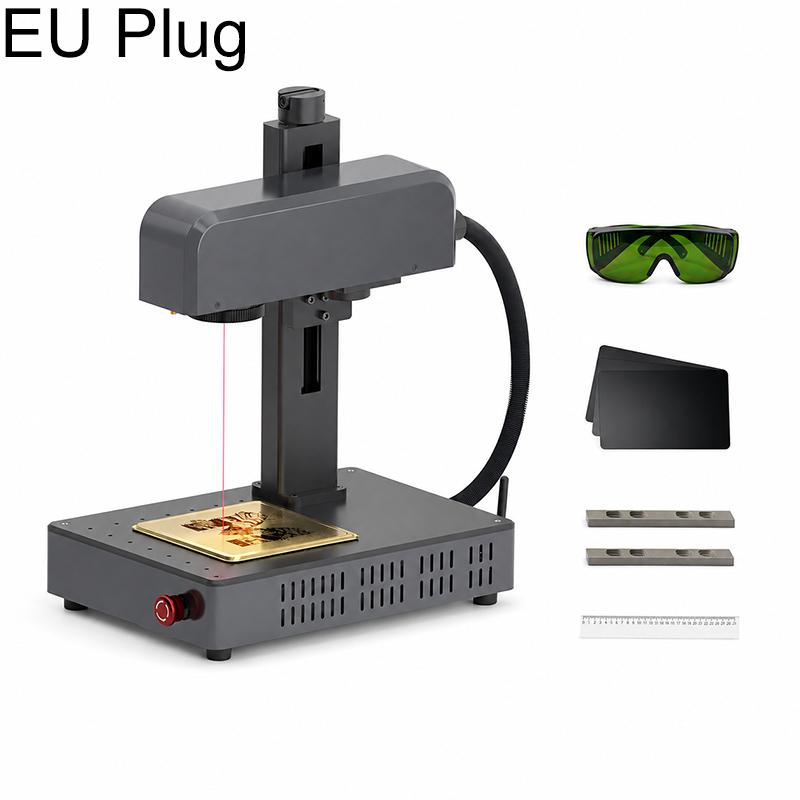 DAJA M1 Ultra Mini Fiber Laser Marking Machine 10W High-Power Fully Automatic Fiber Optic Engraving Machine, Model:M1 Ultra(EU Plug) - Shopkiz.com