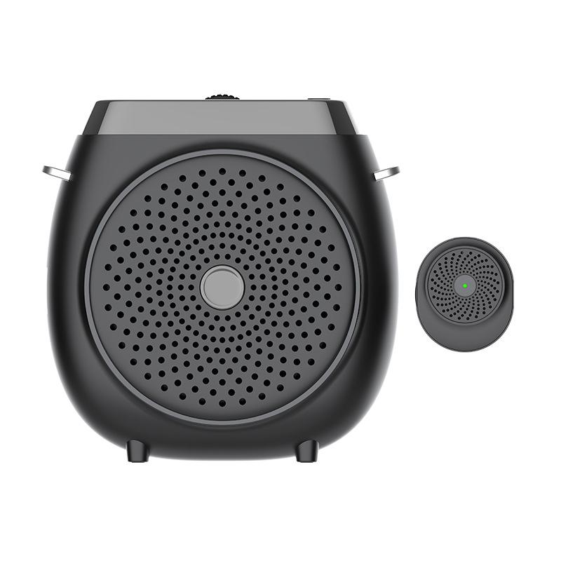 M26 Single Mic Portable Wireless Lavalier Microphone Teaching Voice Amplifier(Black) - Shopkiz.com