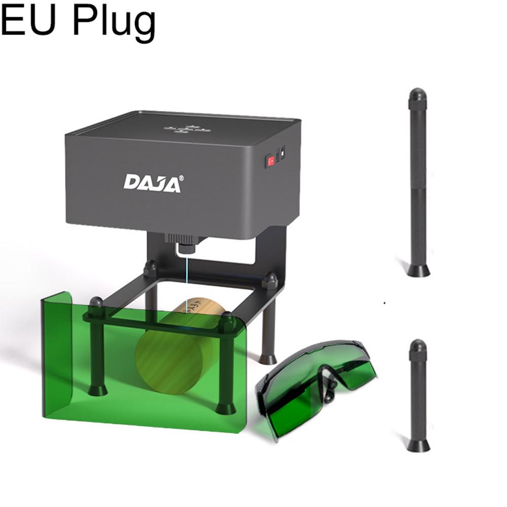 DAJA DJ6 3W Mini Laser Engraver Machine with Heightening Columns / Goggles, Plug:EU Plug - Shopkiz.com