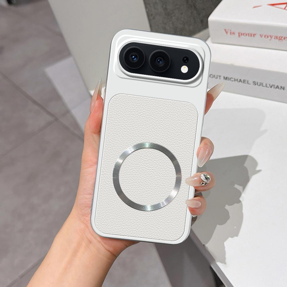 For Honor 500 / 500 Pro Global 155.8mm Lambskin Series Magnetic Skin Feel Phone Case(Silver) - Shopkiz.com