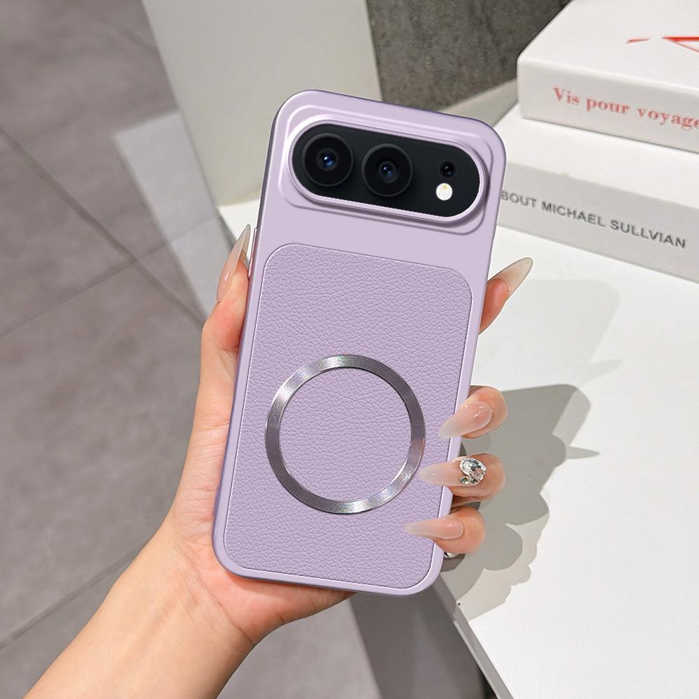 For Honor 500 / 500 Pro Global 155.8mm Lambskin Series Magnetic Skin Feel Phone Case(Purple) - Shopkiz.com