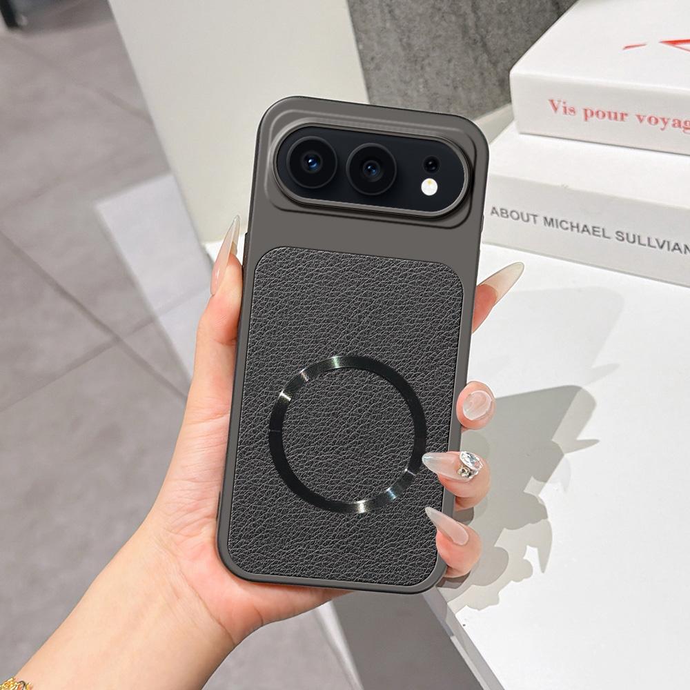 For Honor 500 / 500 Pro Global 155.8mm Lambskin Series Magnetic Skin Feel Phone Case(Black) - Shopkiz.com