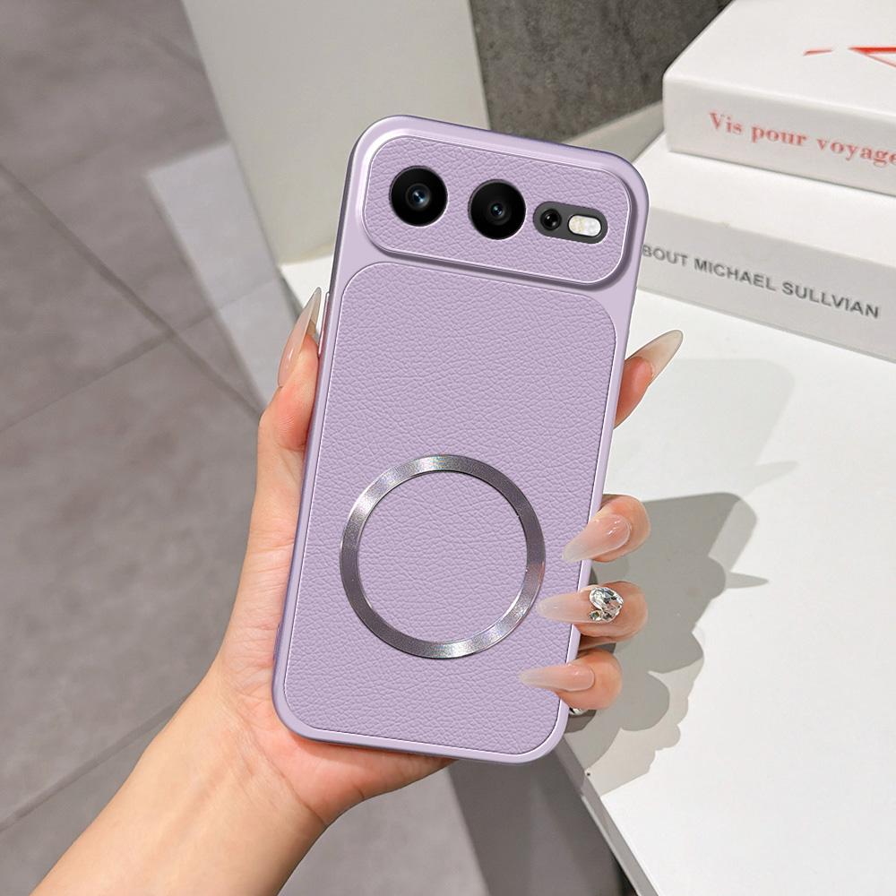 For Honor 600 Super Edition Lambskin Series Magnetic Skin Feel Phone Case(Purple) - Shopkiz.com