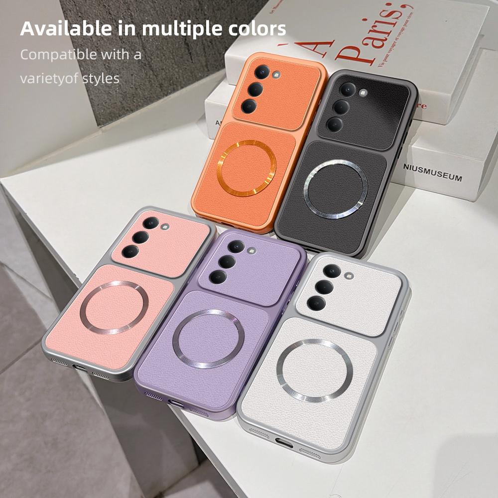 For Redmi 15 5G Global / 4G SEA 169.5mm Lambskin Series Magnetic Skin Feel Phone Case(Black) - Shopkiz.com