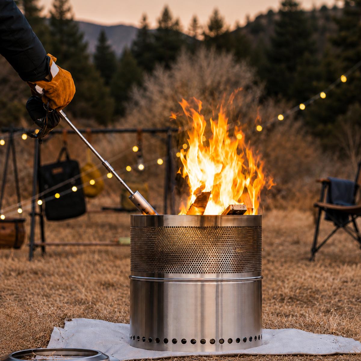 Outdoor Portable Detachable Stainless Steel Camping Blowtorch, Type:without Adapter and Igniter - Shopkiz.com