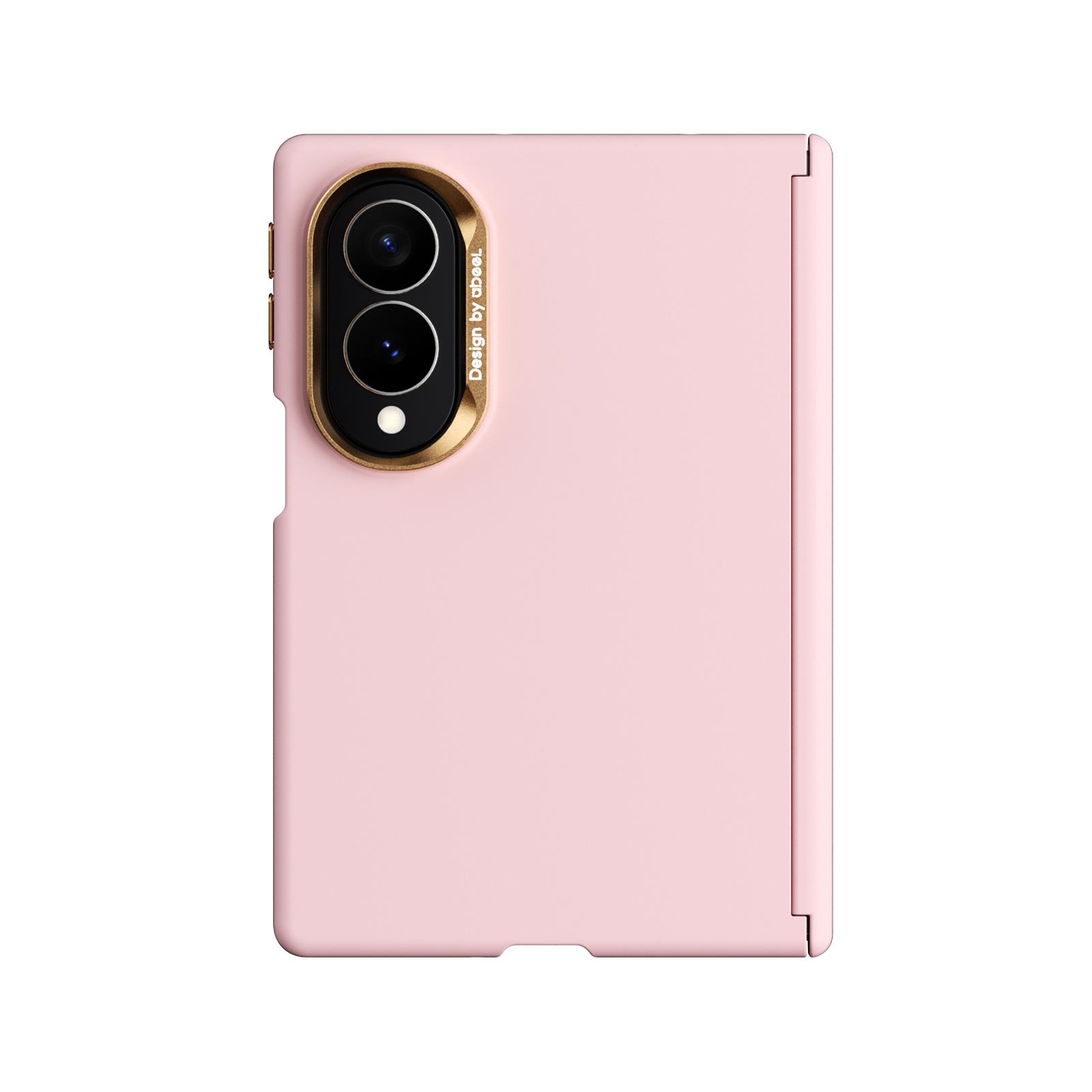 For Galaxy Z Fold8 5G ABEEL Lightweight Zero Skin Feel Magnetic PC Phone Case(Pink) - Shopkiz.com