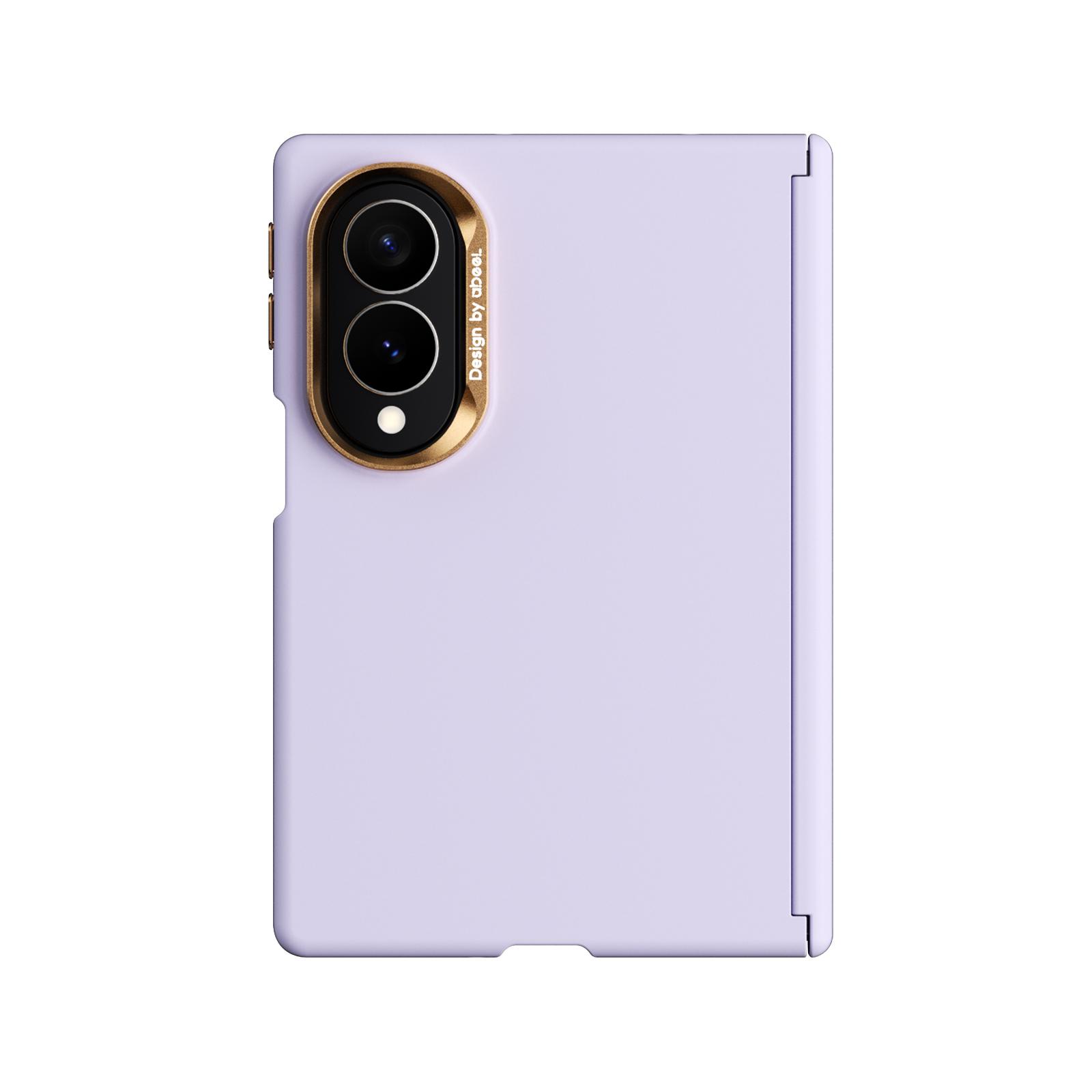 For Galaxy Z Fold8 5G ABEEL Lightweight Zero Skin Feel Magnetic PC Phone Case(Lilac Purple) - Shopkiz.com