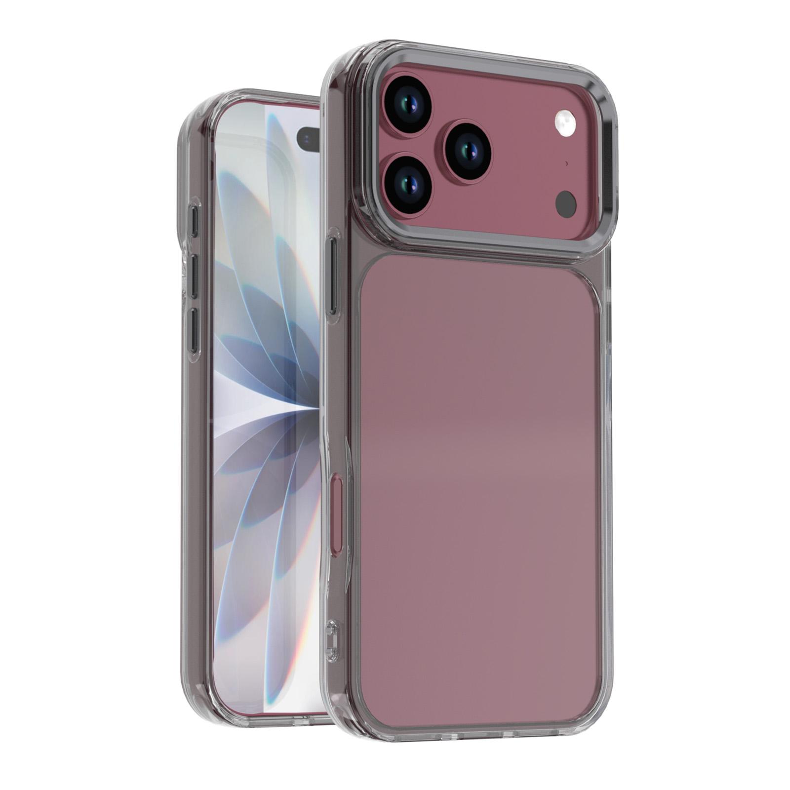 For iPhone 18 Pro Shine High Transparency Acrylic Phone Case(Black) - Shopkiz.com
