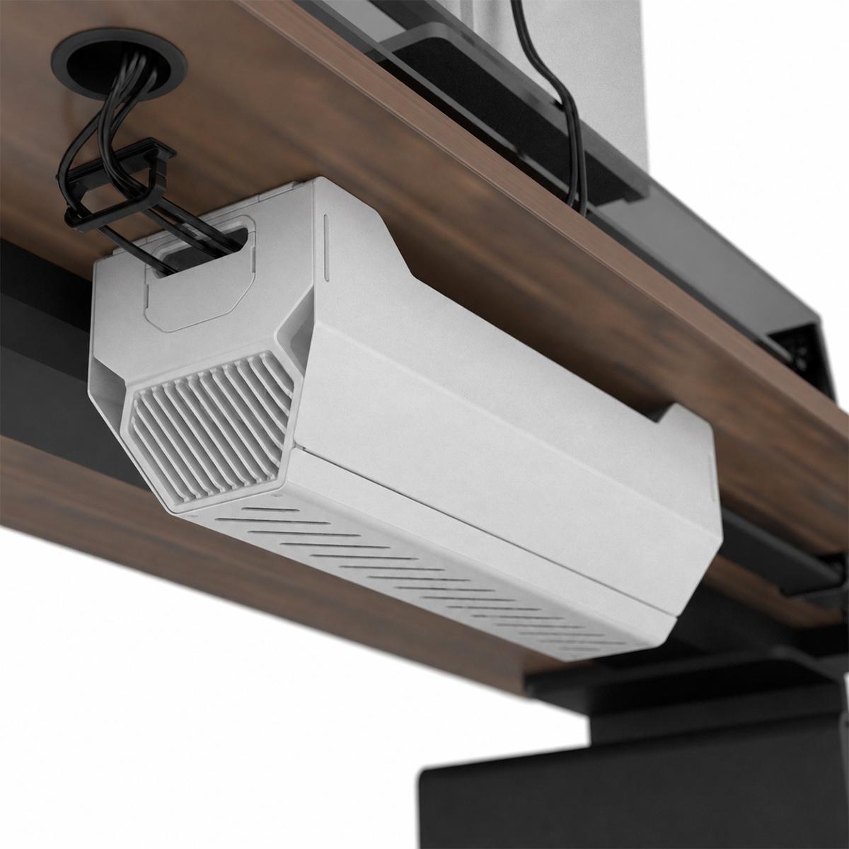 Under-Desk Metal Cable Management Box(White) - Shopkiz.com