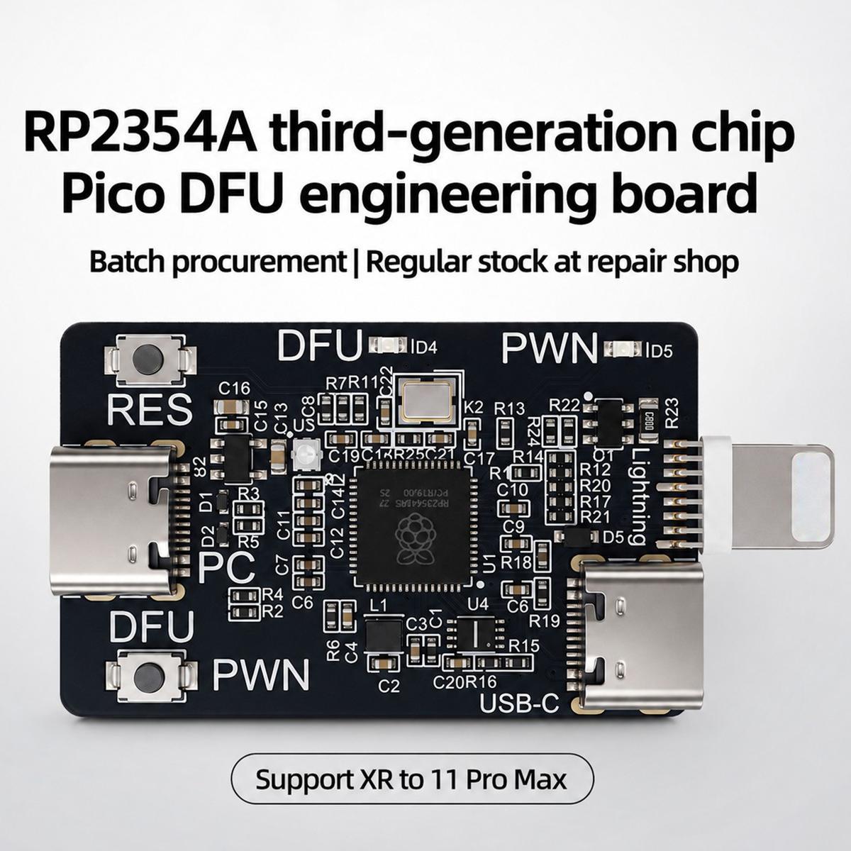 SUNSHINE RP2354A Third-Generation Chip PICO DFU Engineering Board for iPhone XR-11 Pro Max - Shopkiz.com
