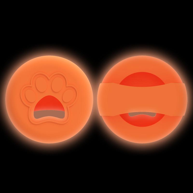 For AirTag 2nd / 1st Gen Cat Paw Shape Anti-lost Silicone Protective Cover For Pets Collar(Luminous Orange) - Shopkiz.com