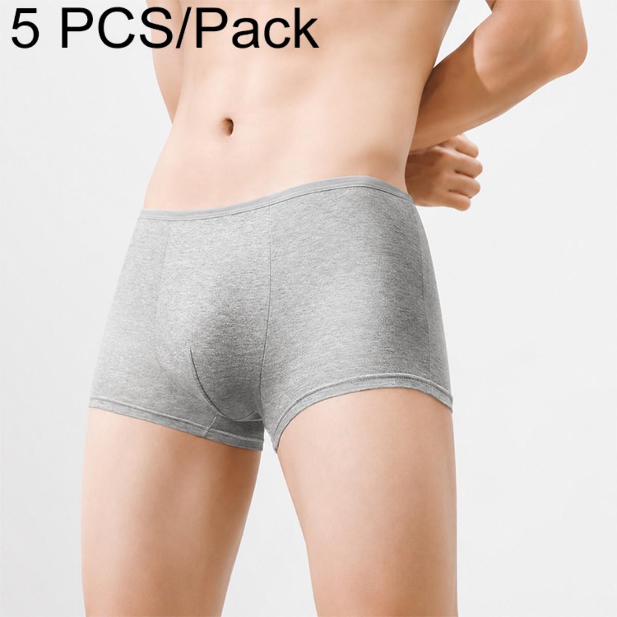 5 PCS/Pack Men Disposable Boxer Briefs Sterilized Single-Use Underwears, Size:L(Color Individually Packaged) - Shopkiz.com