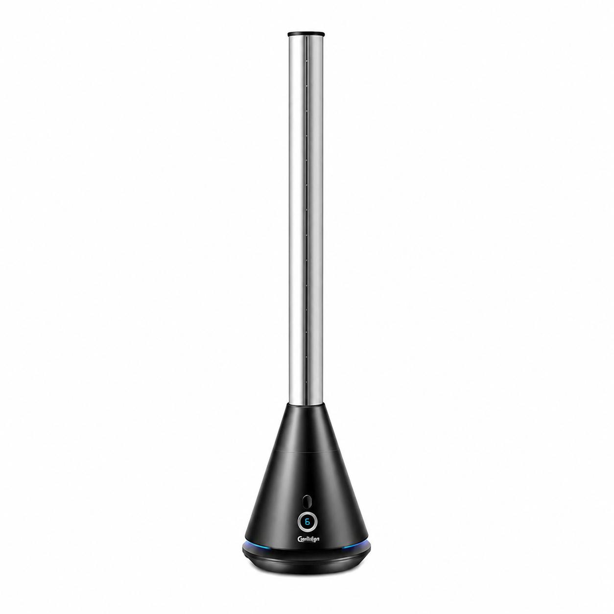 Carkiien SKJ-CR010D Floor Freestanding Bladeless Tower Fan, Circulation Fan with Remote Control(Black) - Shopkiz.com