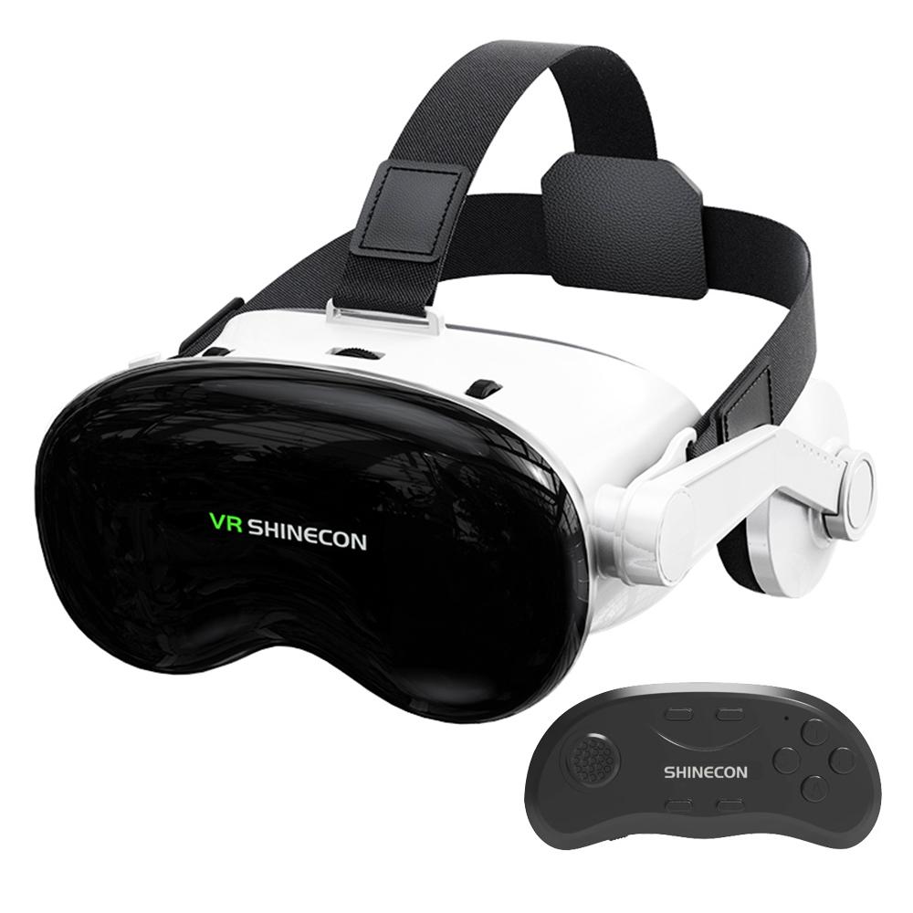 VR SHINECON G18E Earphone Edition 3D Virtual VR Glasses for 4.7-7.0 inch Phone, Model:G18E+B01 - Shopkiz.com