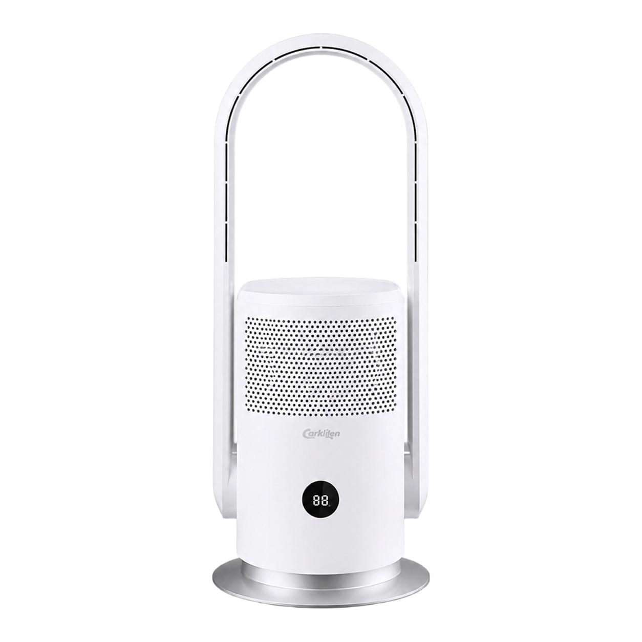 Carkiien CK921U Air Purification Bladeless Fan Tower Fan(White) - Shopkiz.com