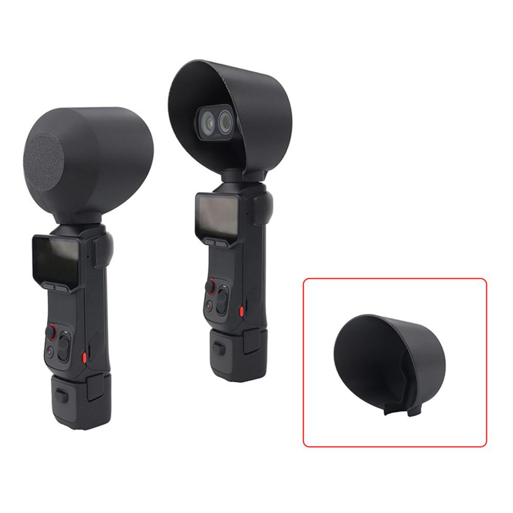 For Insta360 Luna Ultra Lens Hood Anti-Glare Lens Shield Scratch-Resistant Protective Cover(Black) - Shopkiz.com