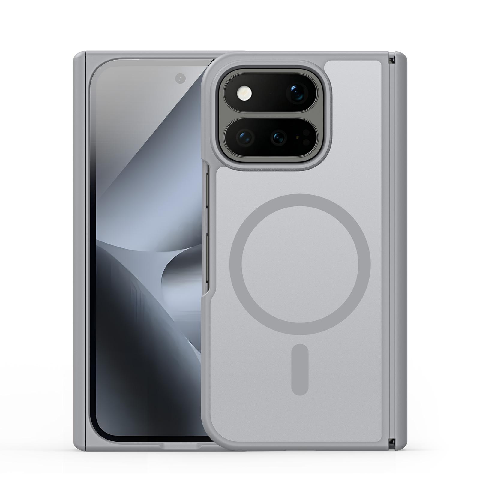 For Google Pixel 11 Pro Fold DUX DUCIS Yind Series MagSafe TPU Hybrid PC Phone Case(Grey) - Shopkiz.com