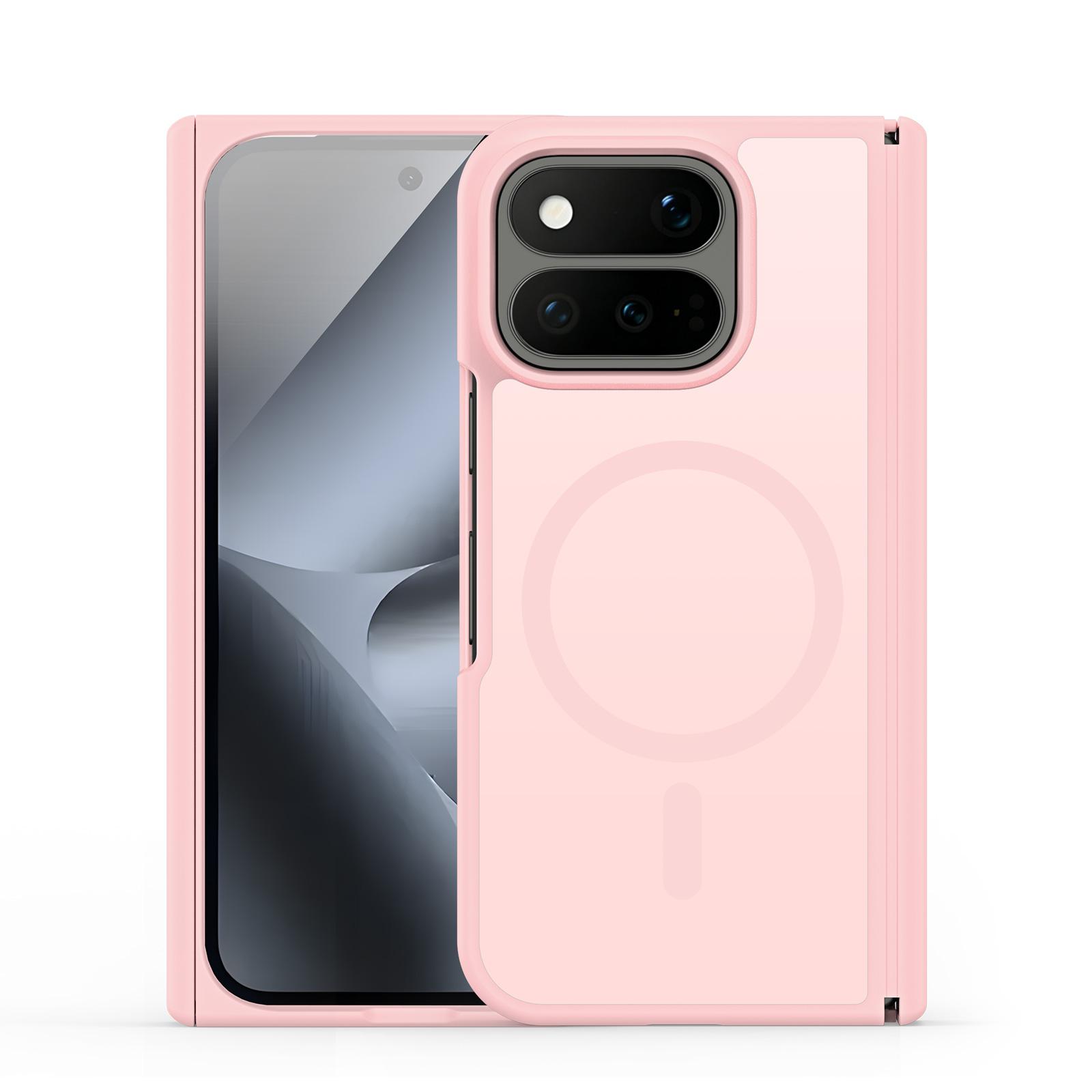 For Google Pixel 11 Pro Fold DUX DUCIS Yind Series MagSafe TPU Hybrid PC Phone Case(Light Pink) - Shopkiz.com