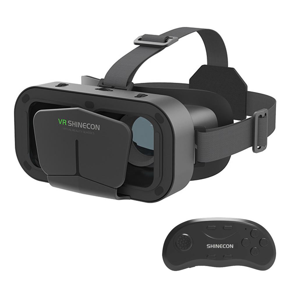 VR SHINECON G10 Interpupillary Distance Adjustment VR Glasses for 4.7-7.0 inch Phone, Model:G10+B01 - Shopkiz.com