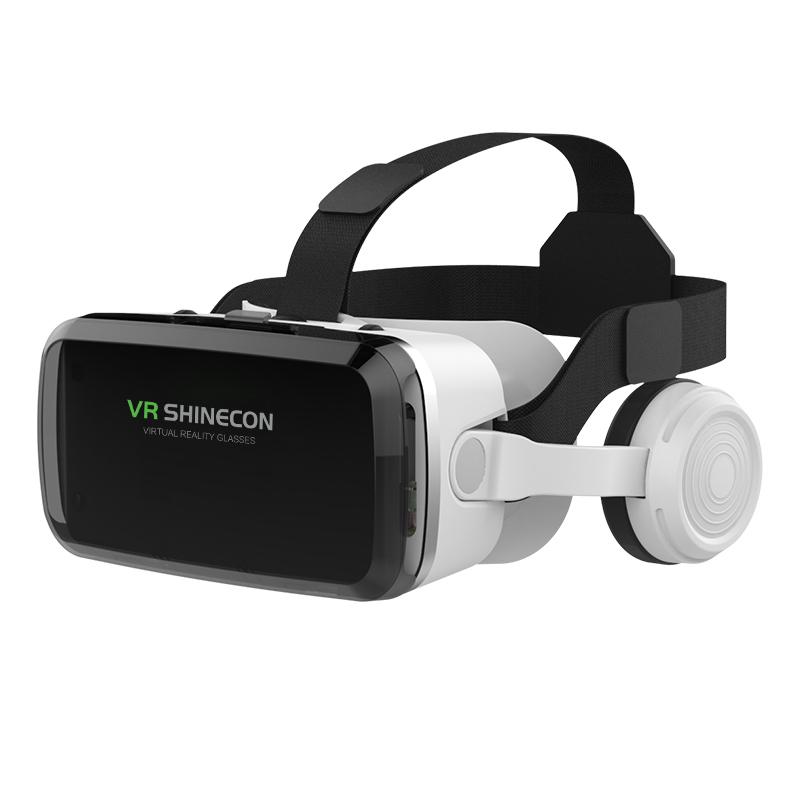 VR SHINECON G04BS BT Earphone Edition 3D Virtual VR Glasses for 5-7.2 inch Phone, Model:G04BS Host - Shopkiz.com