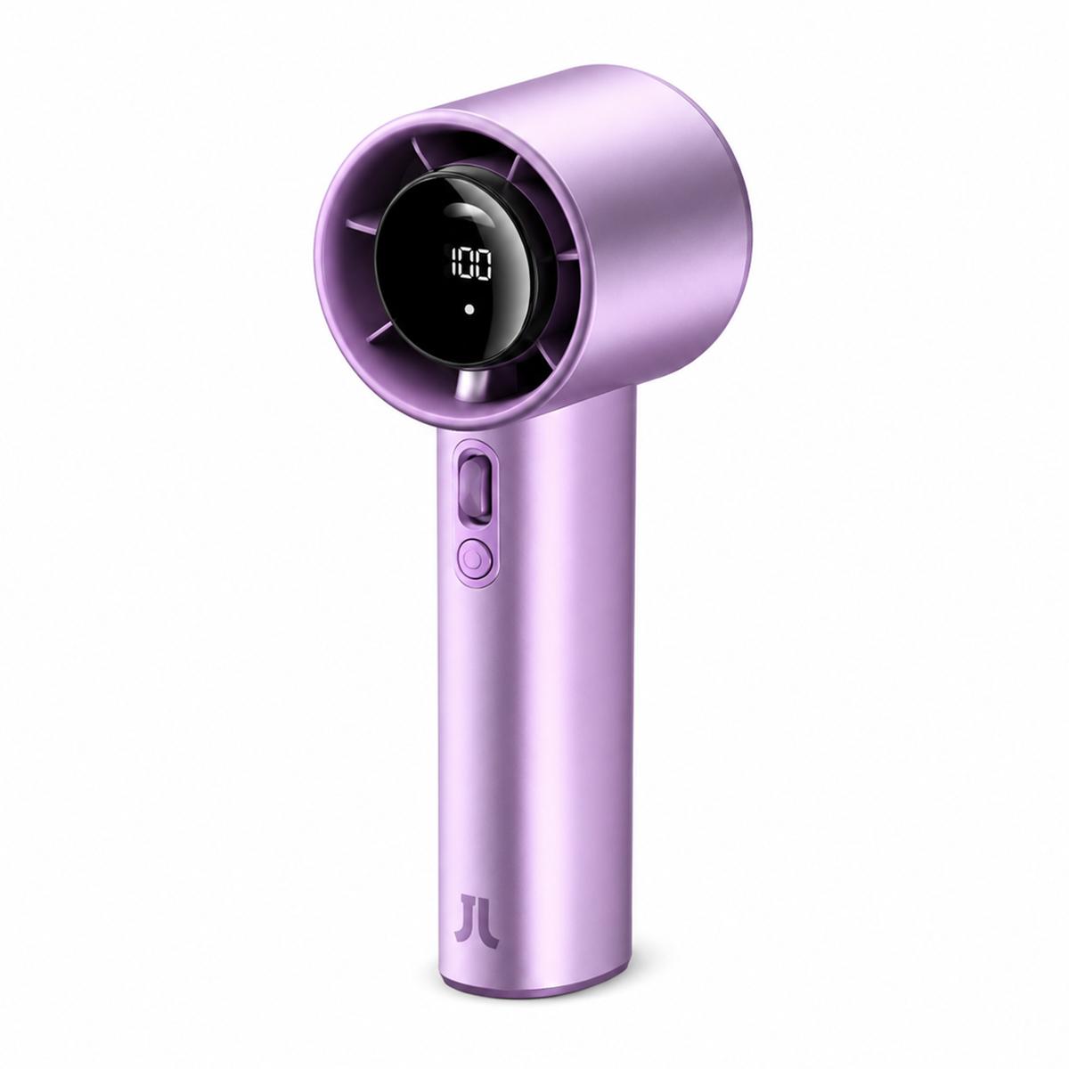 JisuLife Pro1S High-Speed Turbo Handheld Fan with Long Battery Life, Battery Capacity:5000mAh(Purple) - Shopkiz.com
