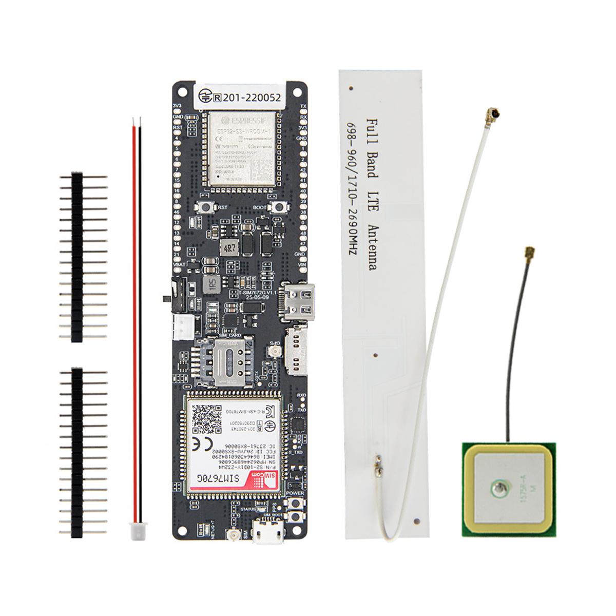 LILYGO Wireless Comm Development Board Module, Model:T-SIM7670G-S3 SIM-GPS - Shopkiz.com