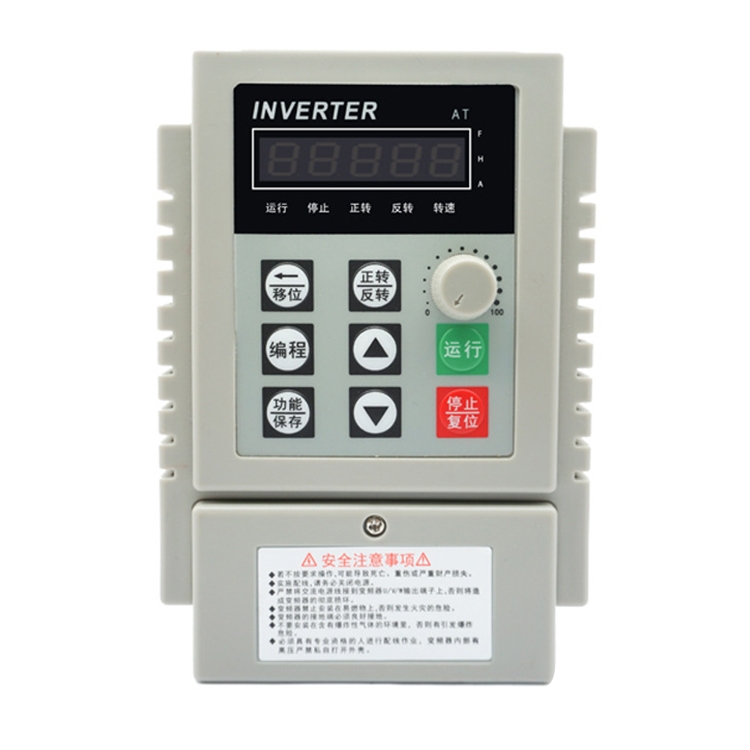 AT1-0450X 0.45KW 220V Single-phase Input Three-phase Output Inverter Motor Governor - Shopkiz.com