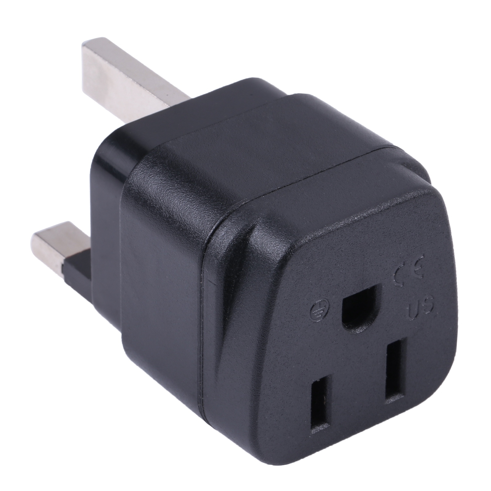 Portable Three-hole US to UK Plug Socket Power Adapter with Fuse - Shopkiz.com