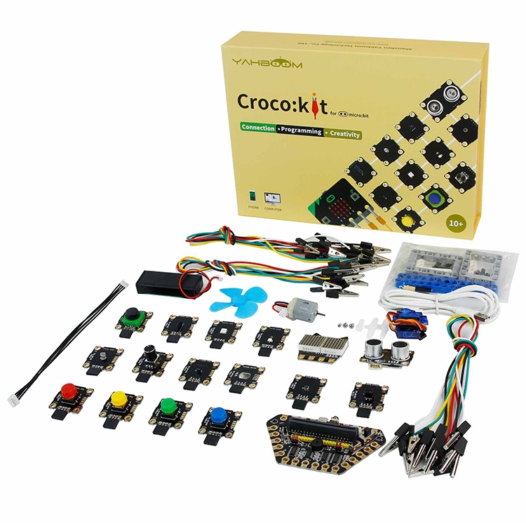 Yahboom Croco:kit Sensor Starter Kit, Compatible with V1.5/ V2 Board, without micro:bit - Shopkiz.com