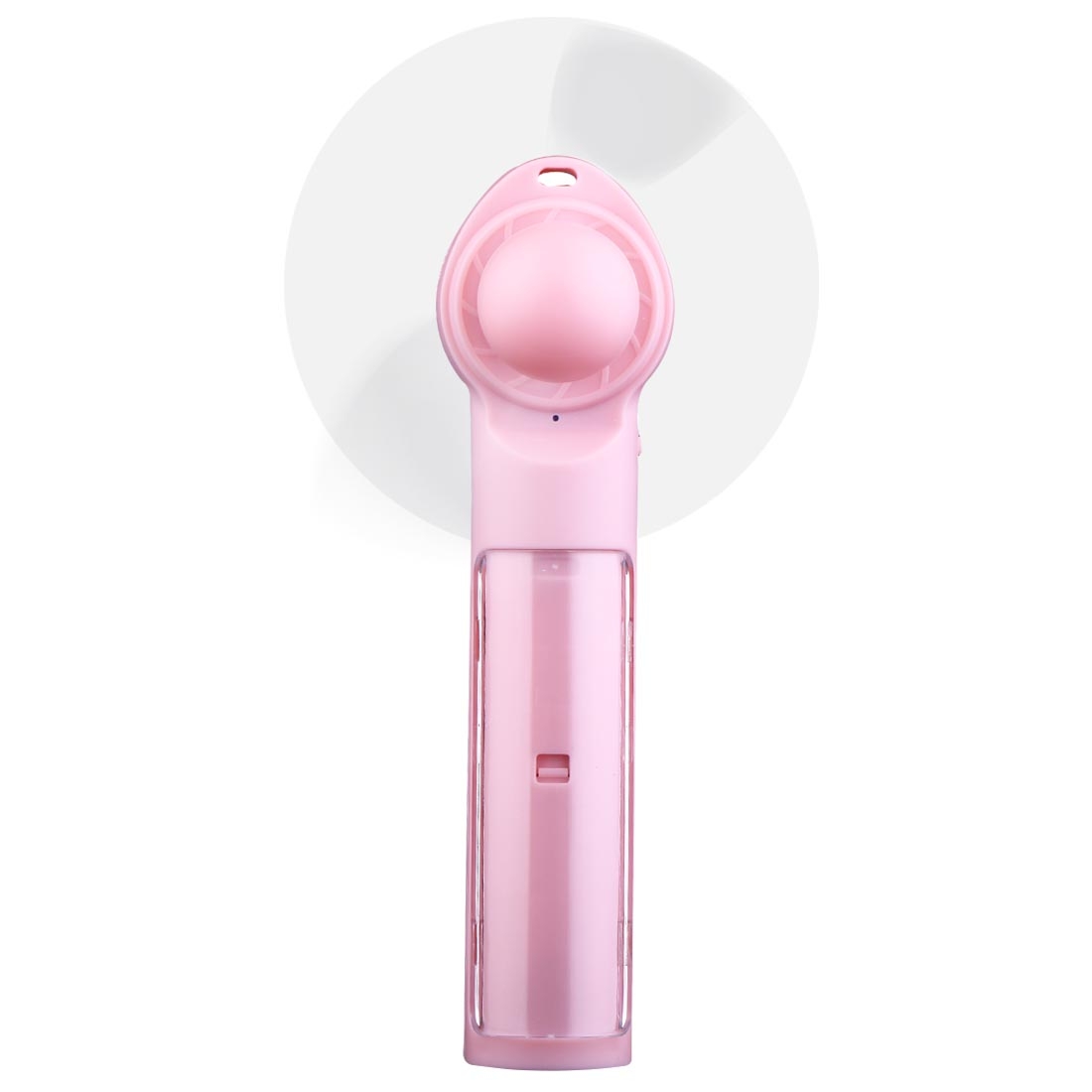 ST-18 Multi-functional Portable Hand-Held Soft 2-Blade Mini Fan with Power Bank, Blade Diameter: 7cm(Pink) - Shopkiz.com