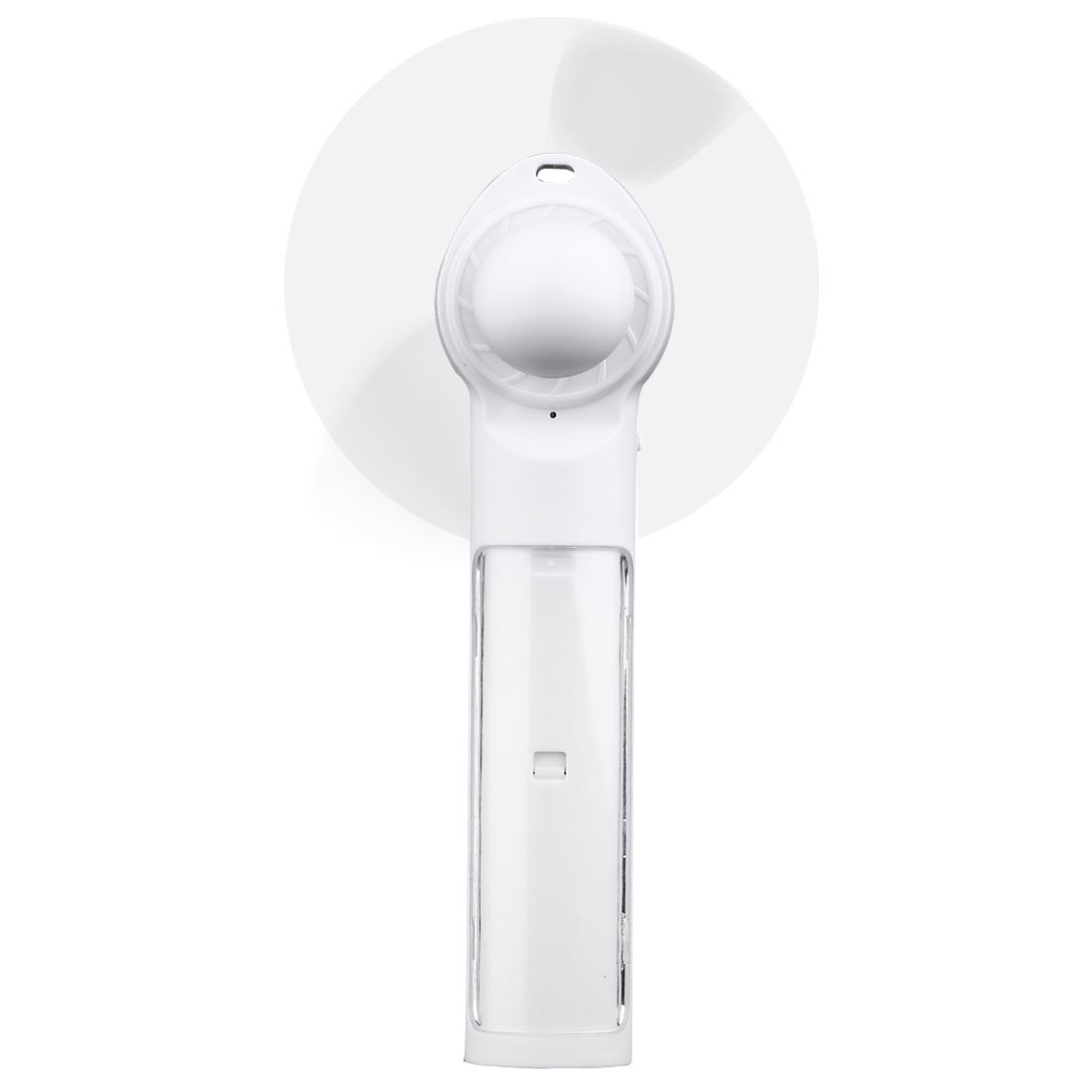 ST-18 Multi-functional Portable Hand-Held Soft 2-Blade Mini Fan with Power Bank, Blade Diameter: 7cm(White) - Shopkiz.com
