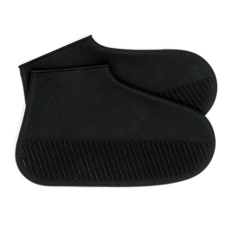 Waterproof Antiskid Silicone Outdoor Rainboots Shoes Cover, Size: L (40-45)(Black) - Shopkiz.com