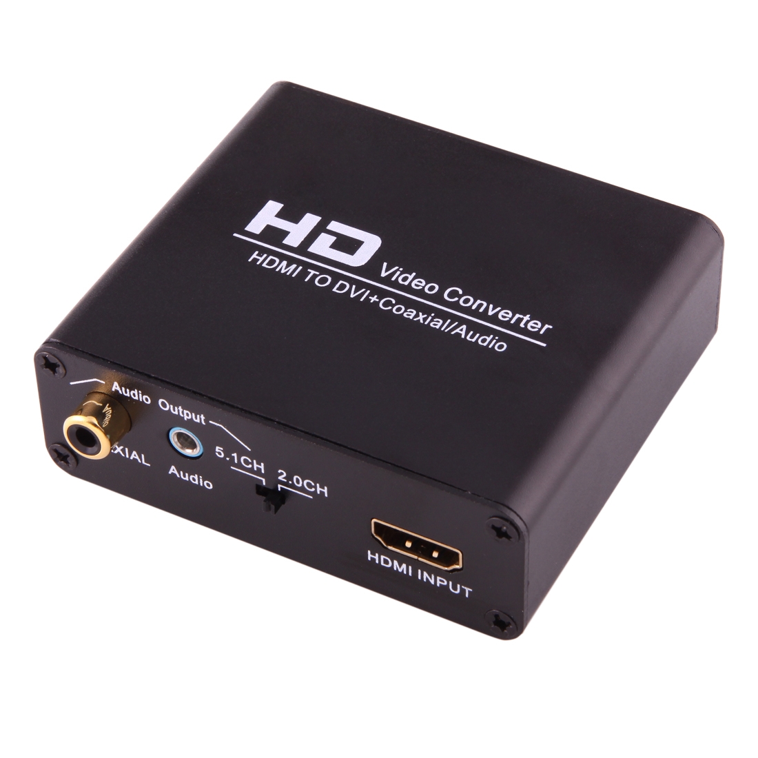 NEWKENG X5 HDMI to DVI with Audio 3.5mm Coaxial Output Video Converter, AU Plug - Shopkiz.com