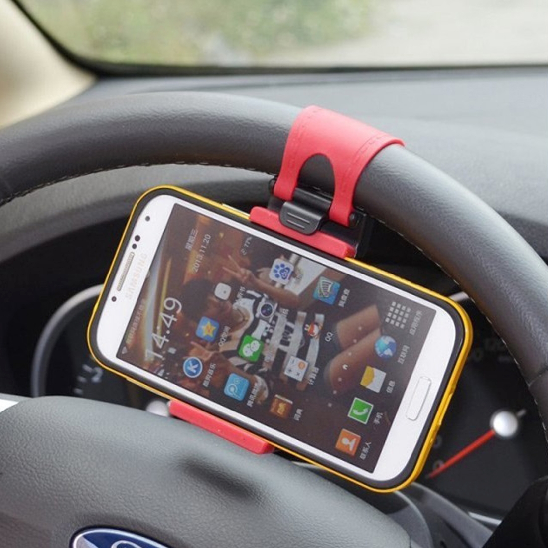 Steering Wheel Phone Holder - Shopkiz.com