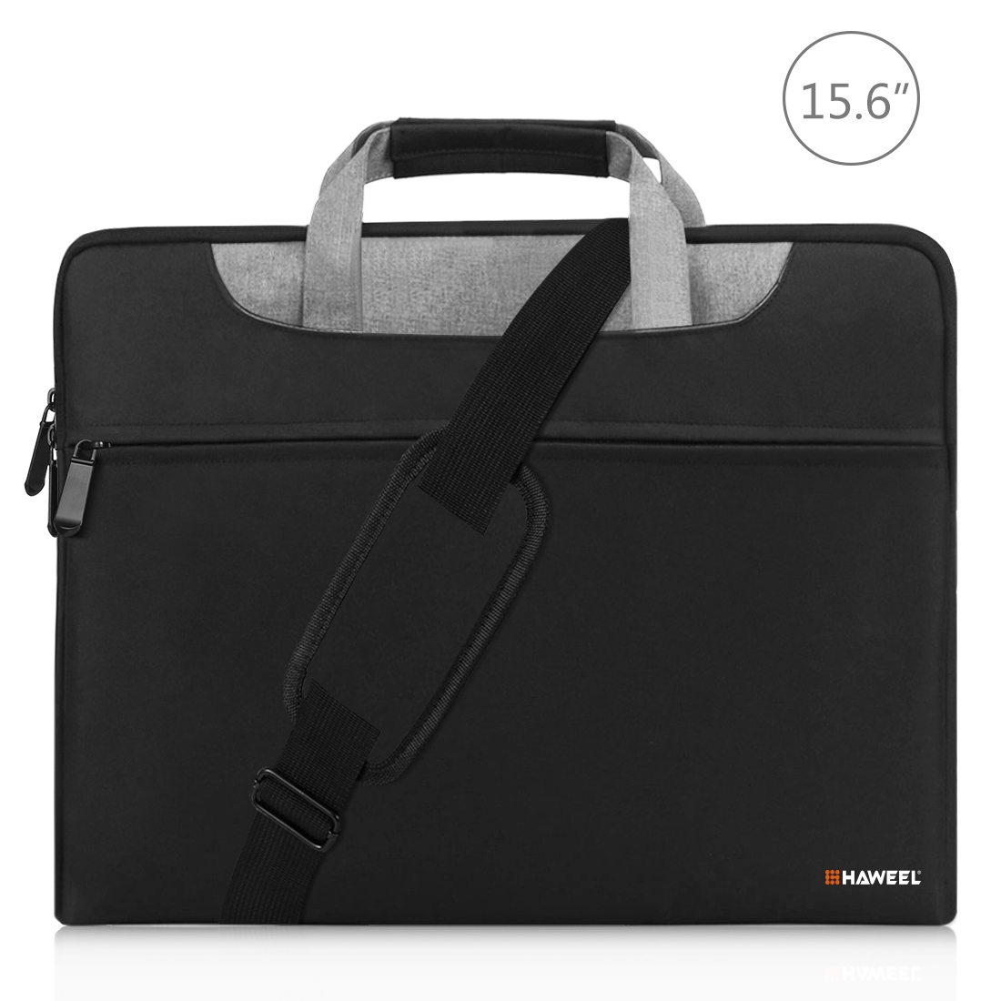 HAWEEL 15-17 inch Laptop Handbag For Macbook, Samsung, Lenovo, Sony, DELL Alienware, CHUWI, ASUS Laptops(Black)