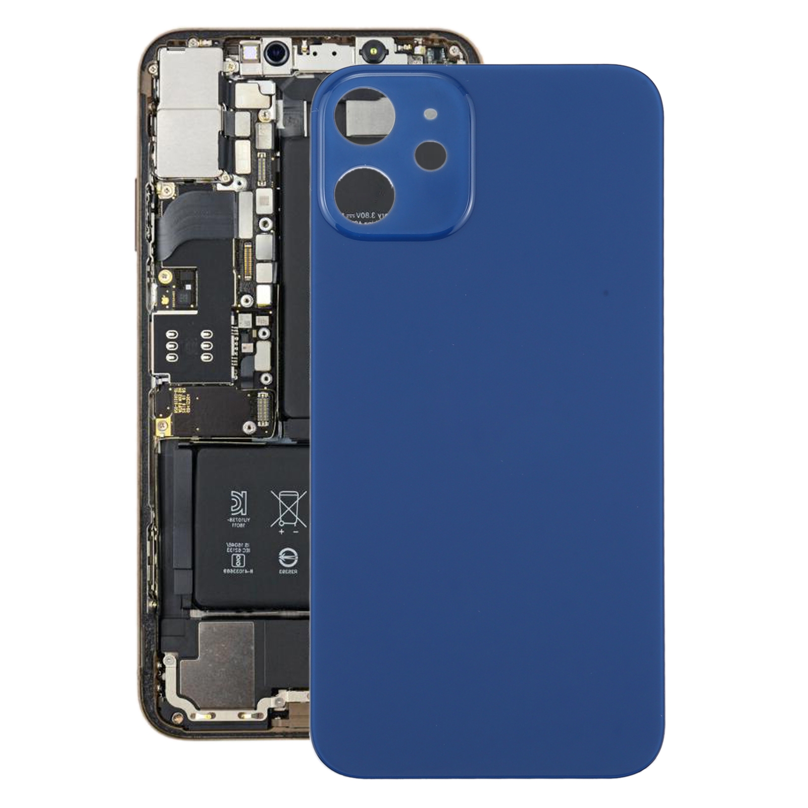 Battery Back Cover for iPhone 12(Blue) - Shopkiz.com