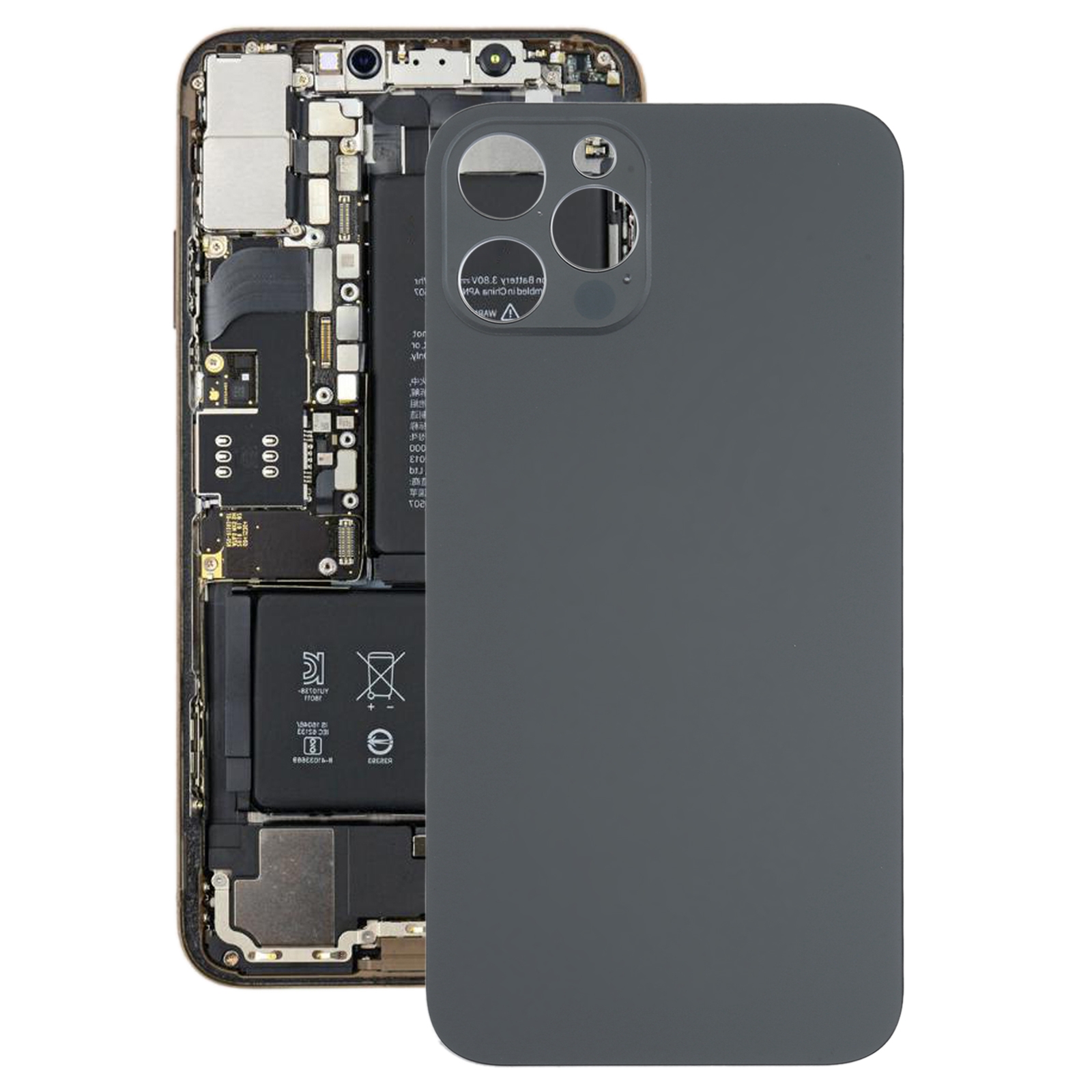 Battery Back Cover for iPhone 12 Pro(Graphite) - Shopkiz.com