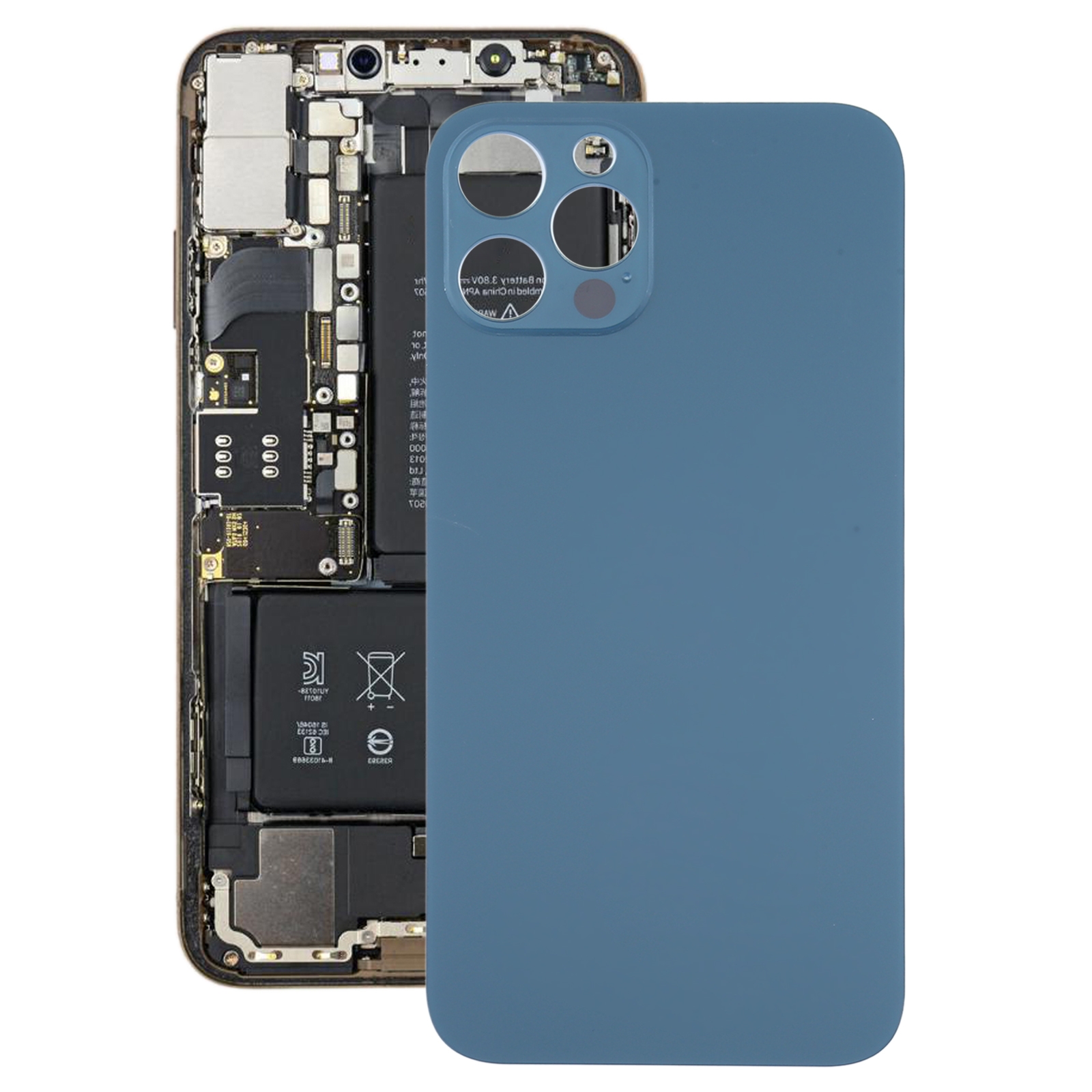 Battery Back Cover for iPhone 12 Pro(Blue) - Shopkiz.com