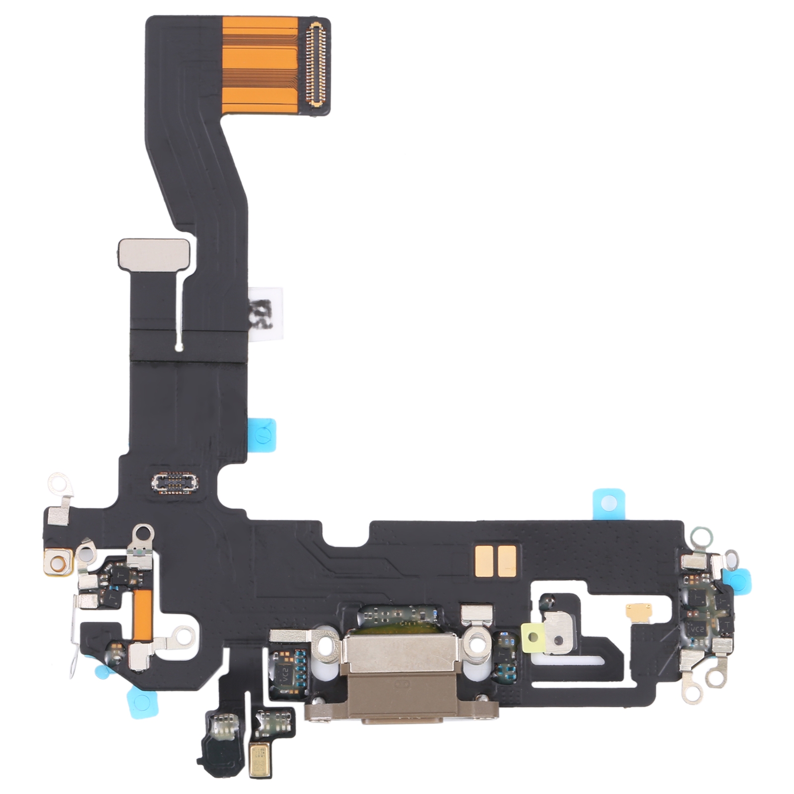 For iPhone 12 Pro Charging Port Flex Cable (Gold) - Shopkiz.com